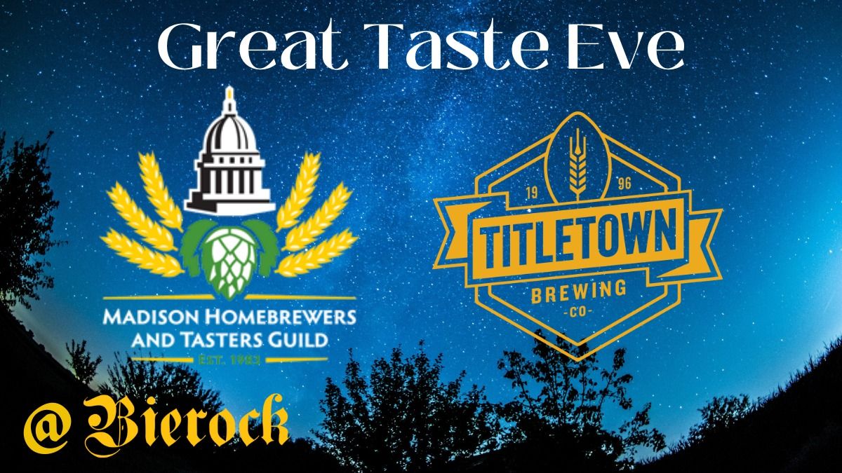 Great Taste Pre-Party with Titletown & Live Music