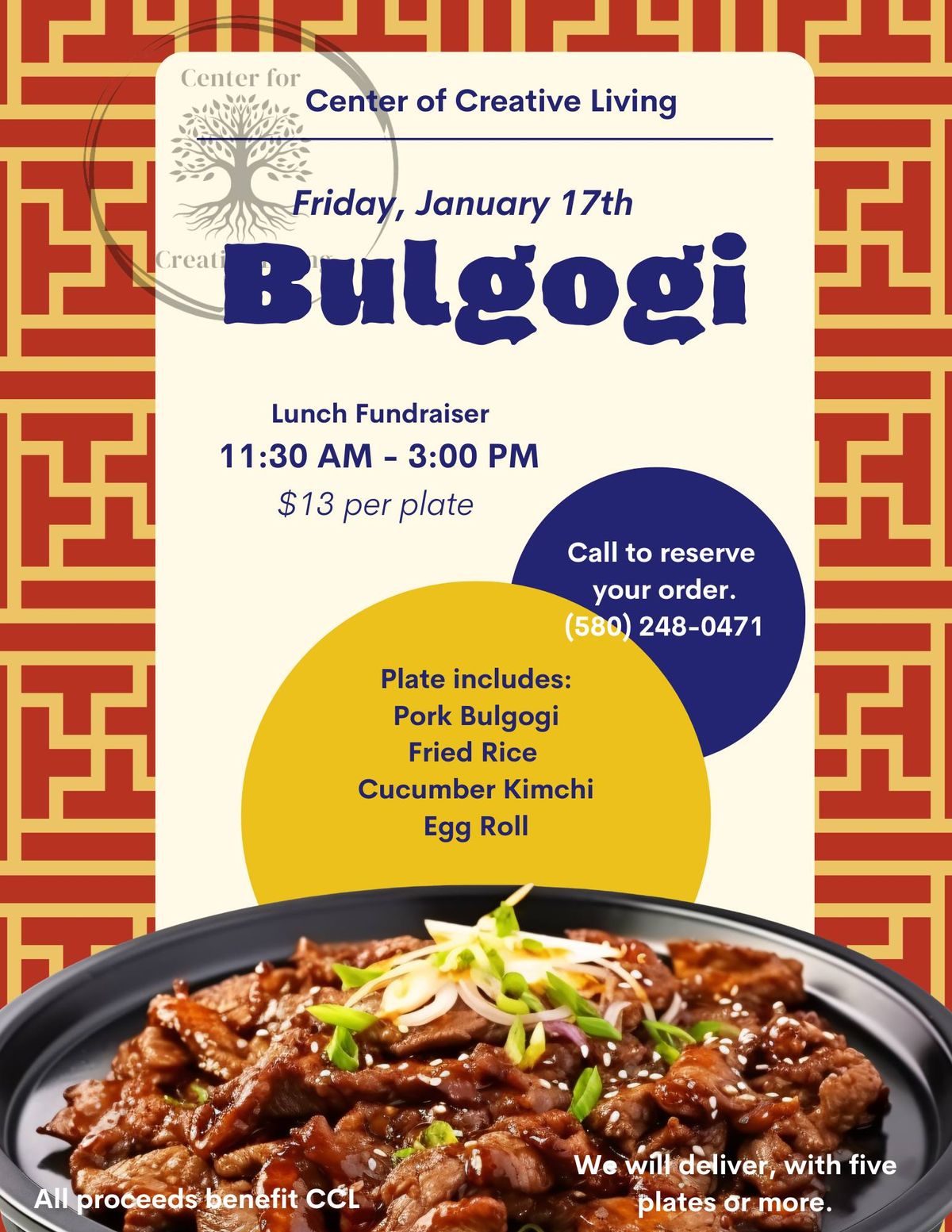 Bulgogi Fundraiser