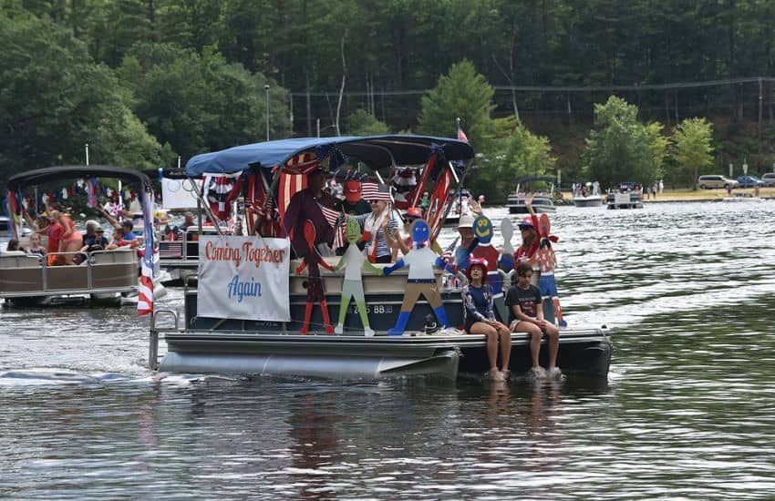 Webster Lake Boat Parade