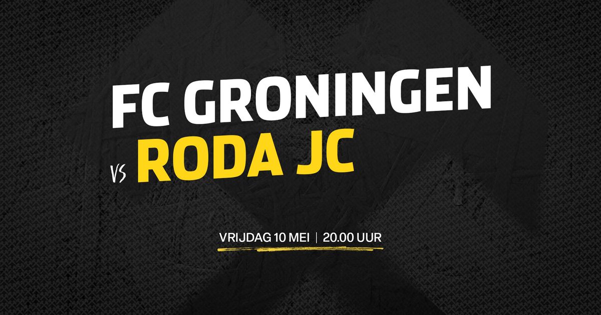 FC Groningen - Roda JC