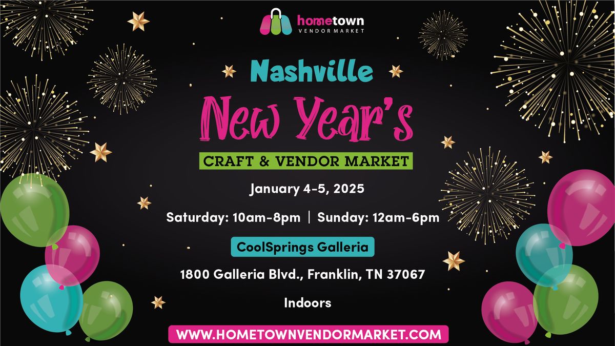 Nashville New Year's Craft and Vendor Market