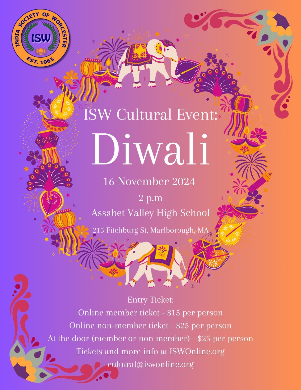 ISW Diwali Cultural Program 