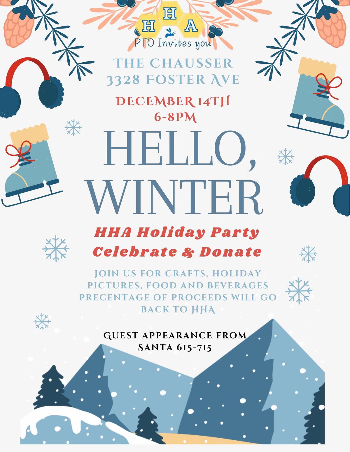 HHA Holiday Party @ The Chasseur