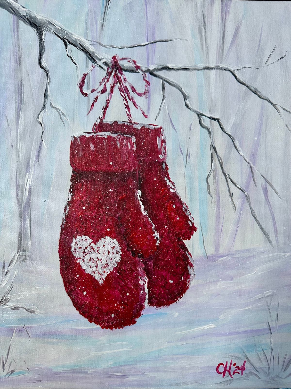 Winter Love Paint Night-FULL- openings available Jan 24