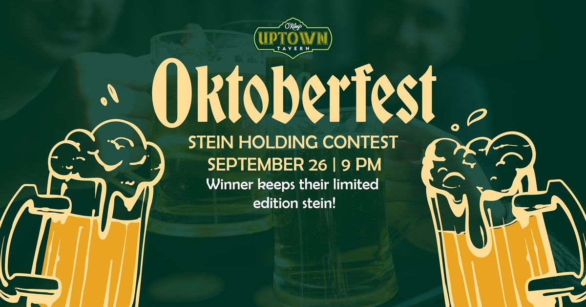 Oktoberfest Stein Holding Contest