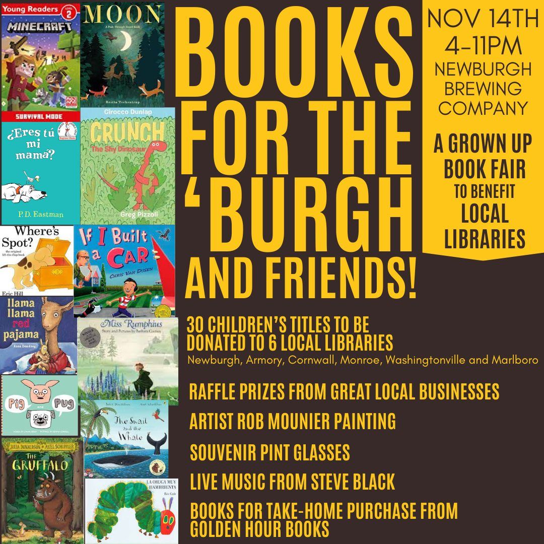 2nd Annual Books for the 'Burgh & Friends!