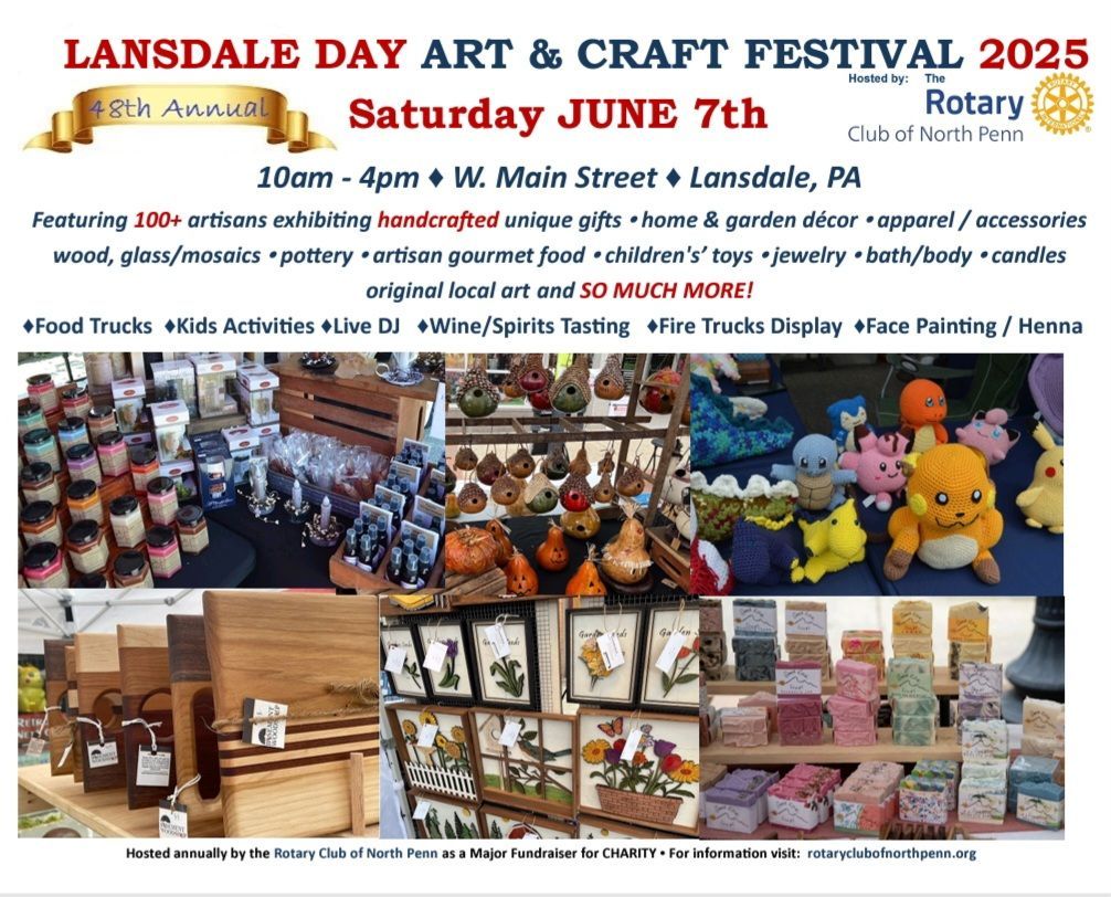 48th Annual Lansdale Day Art & Craft Festival