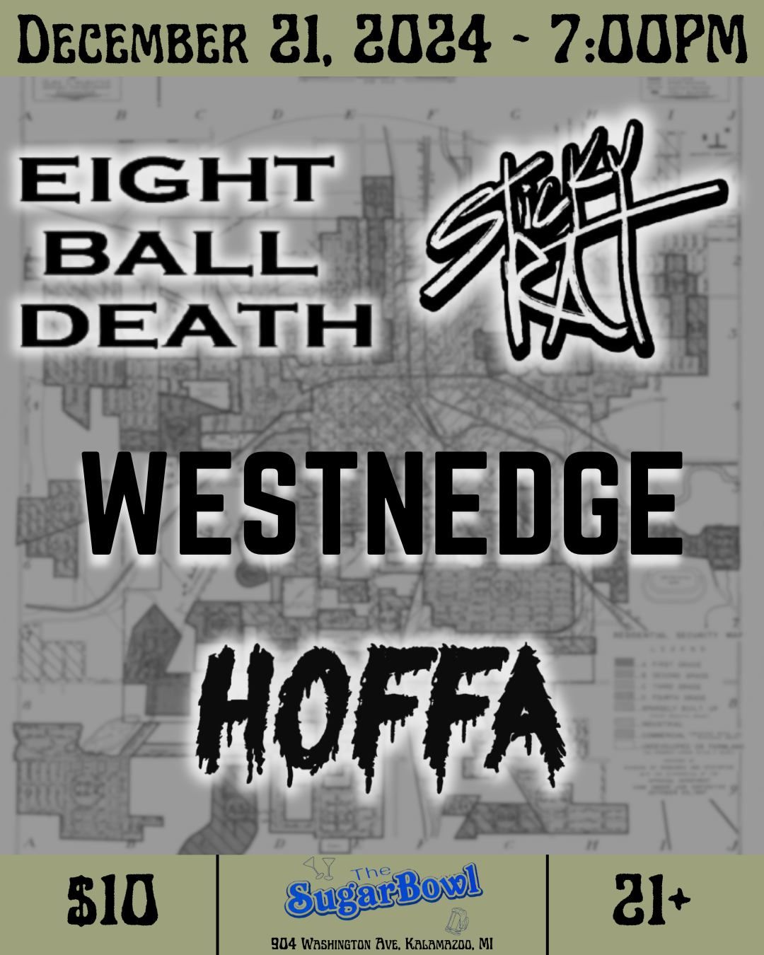 Eight Ball Death, Sticky Rat, Westnedge, and Hoffa @ Sugarbowl