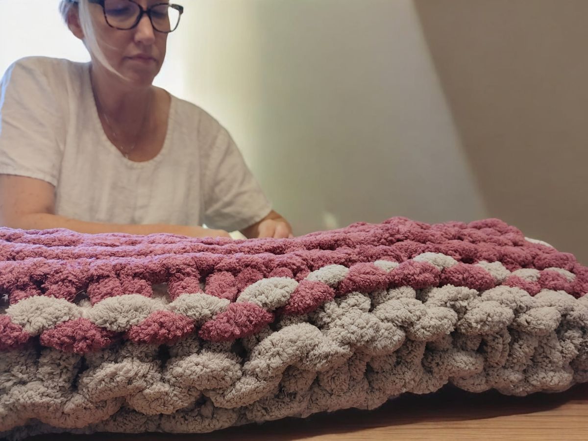 Chunky Hand Knit Blanket Workshop