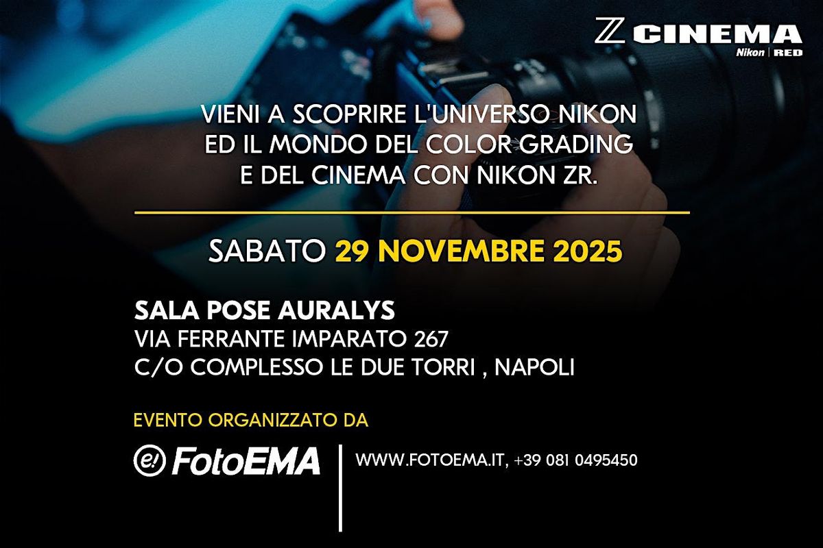 Nikon Experience \u2013 Immergiti gratis tra fotografia e video - 29.11.2025