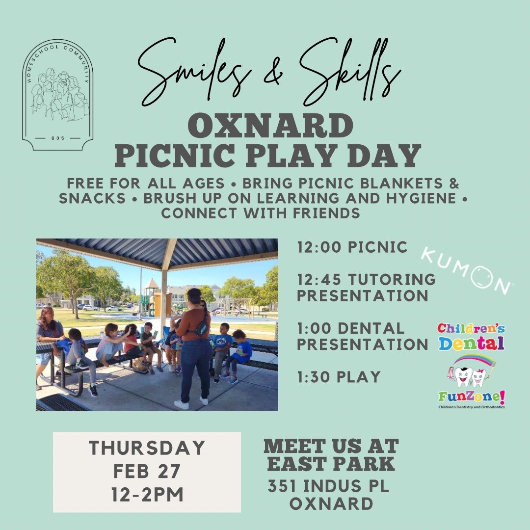 Oxnard Picnic Play Day with Homeschool Community 805