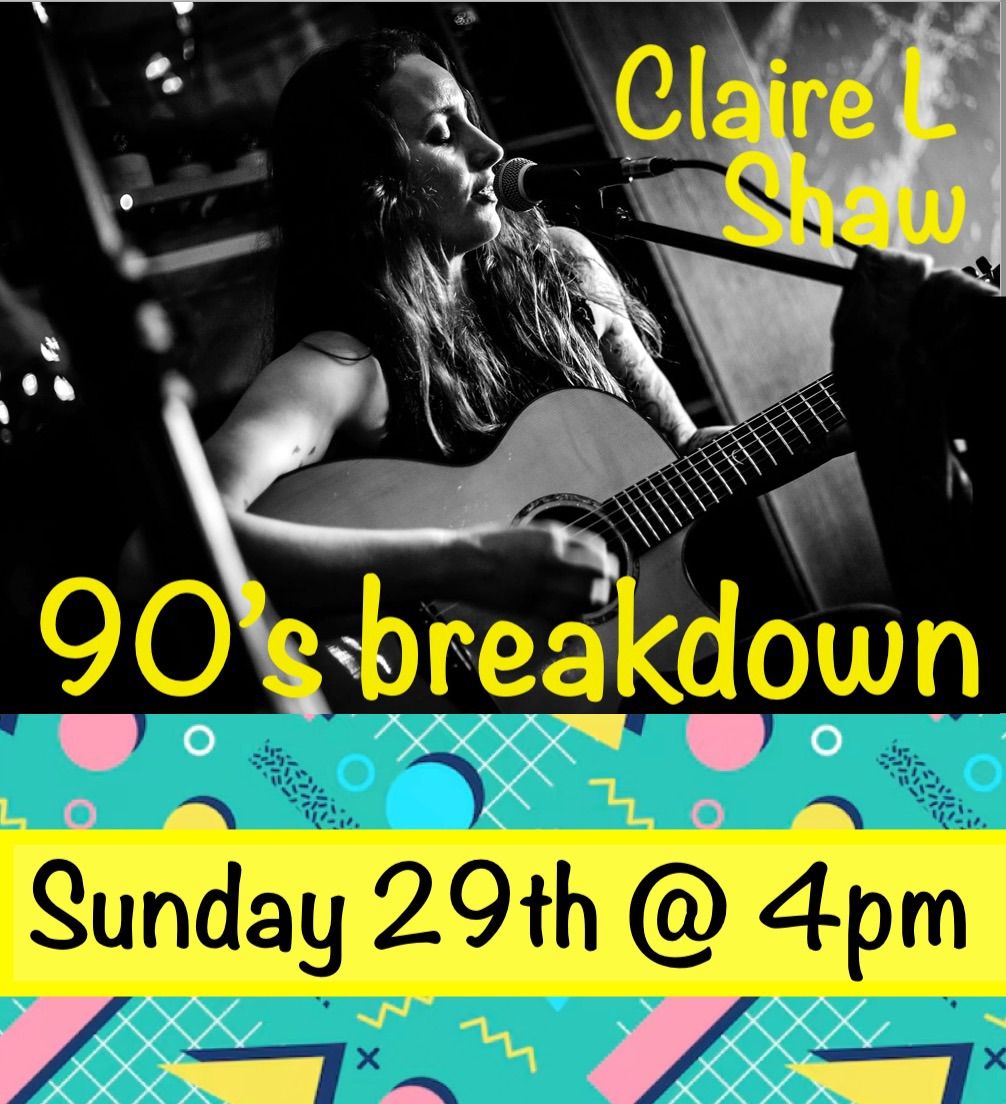 Sunday Live Music with Claire L Shaw