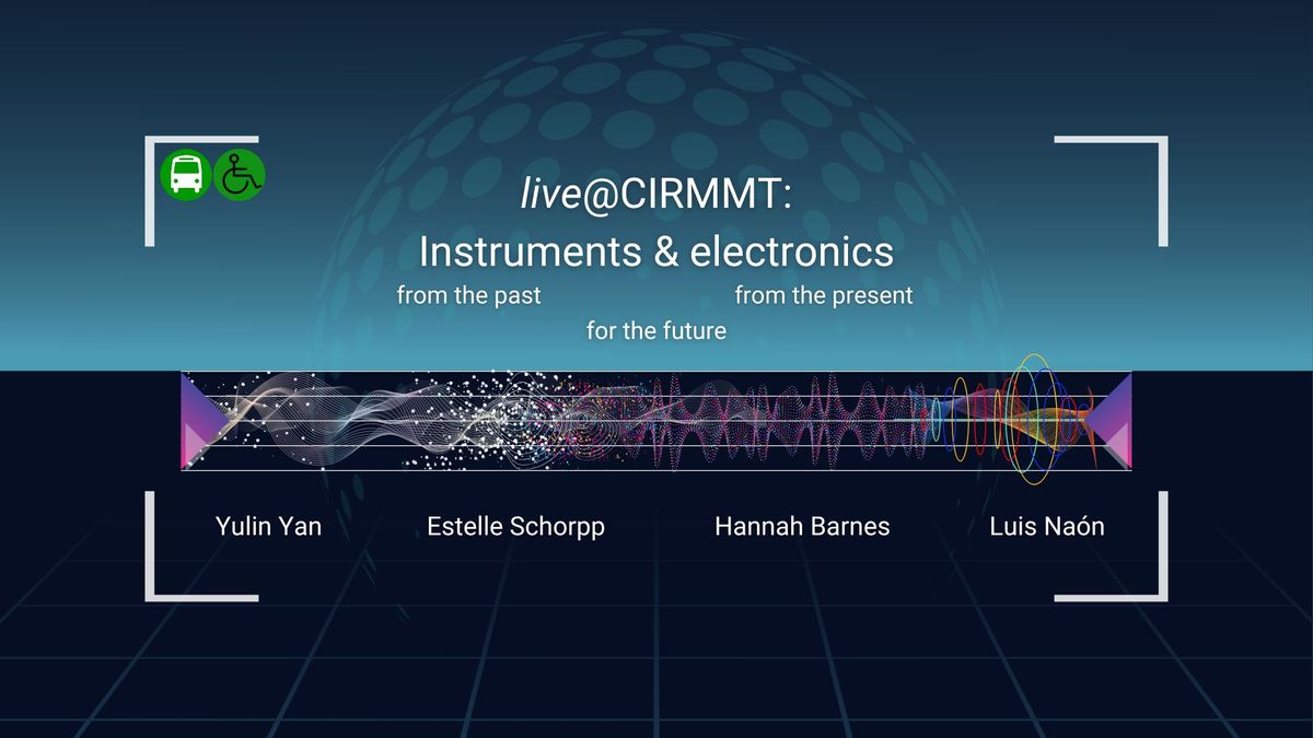 live@CIRMMT: Instruments & electronics, from the past, from the present, for the future