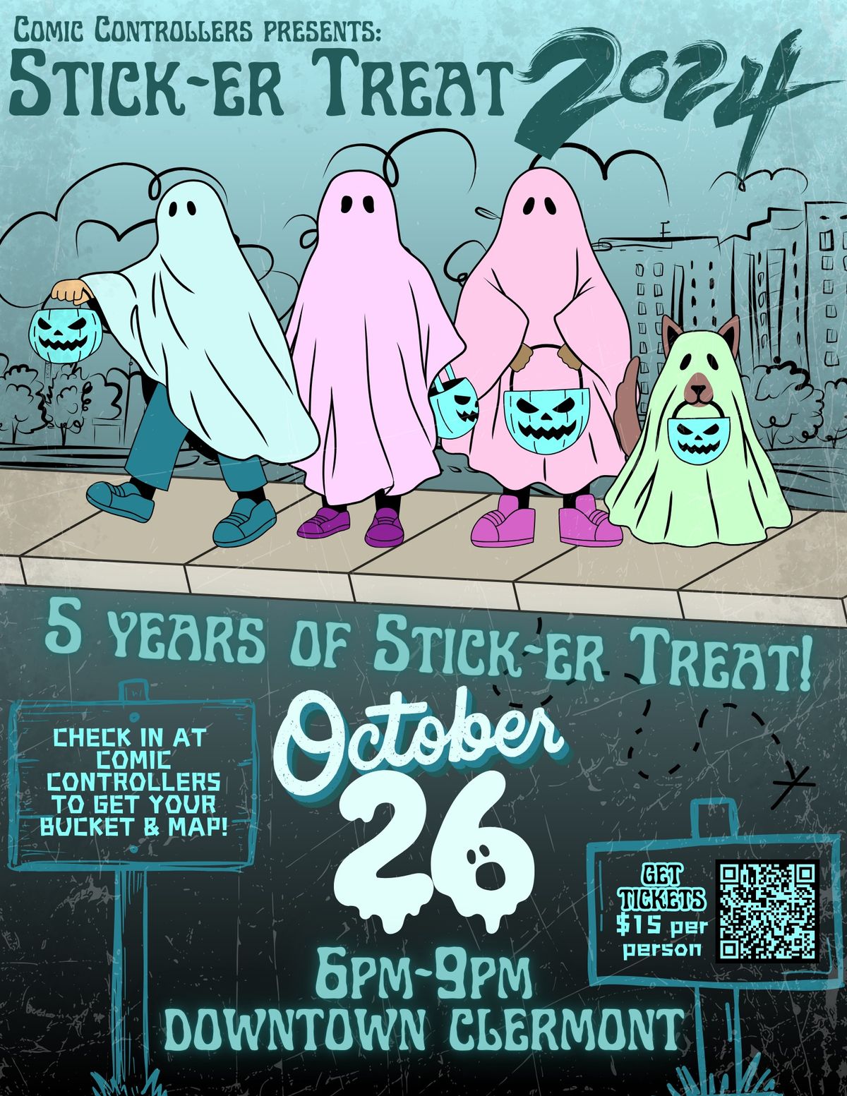 Comic Controllers 5th Annual Stick-Er Treat