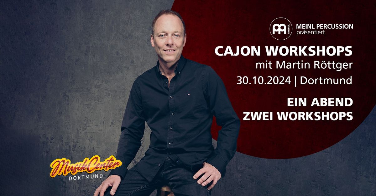 Cajon Workshops mit Martin R\u00f6ttger