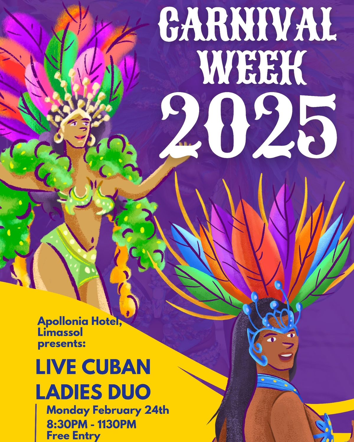 Second Live Latin Night at Carnival Week 