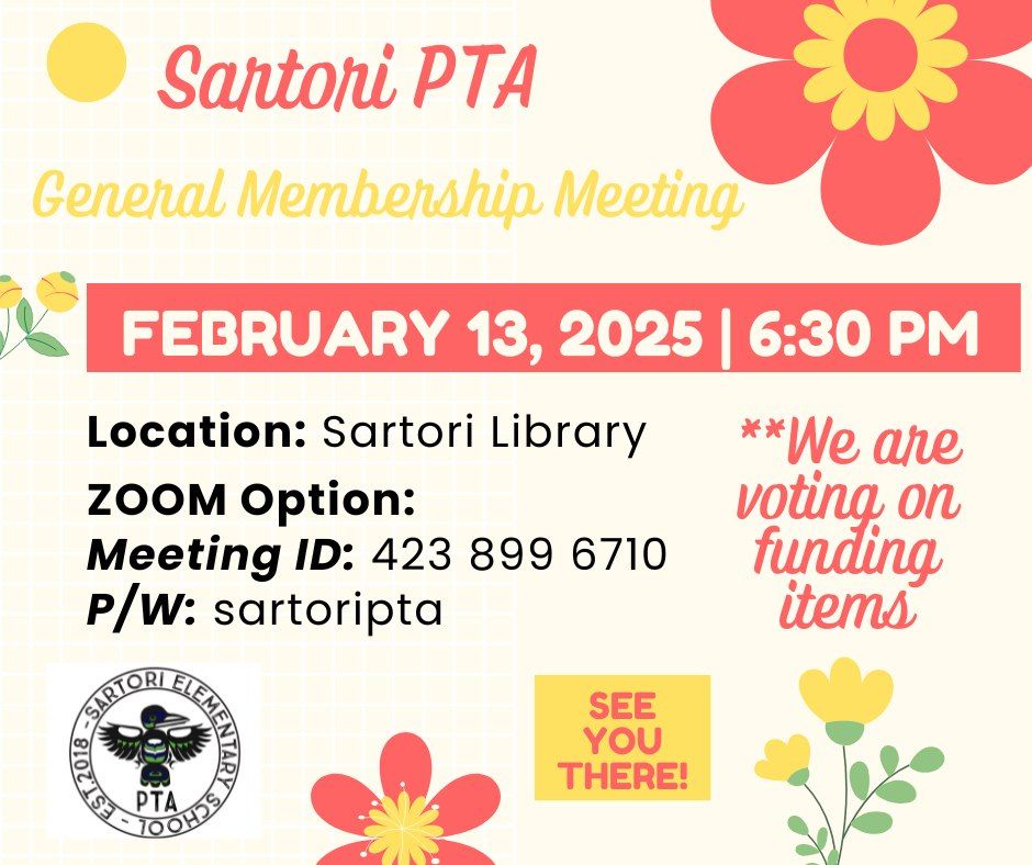 February General Membership Meeting