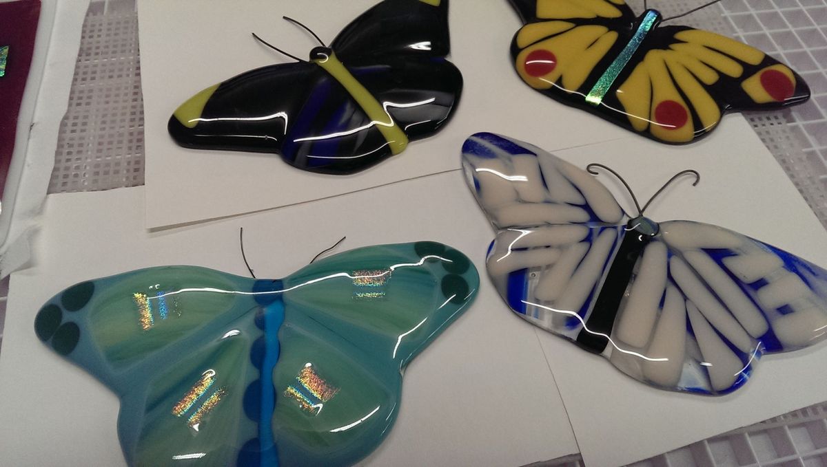 Fused Glass Butterfly