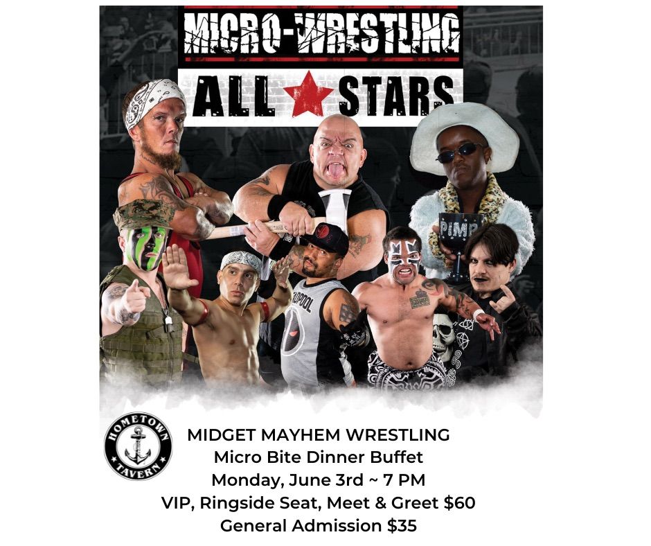 Midget Mayhem Micro Wrestling Dinner