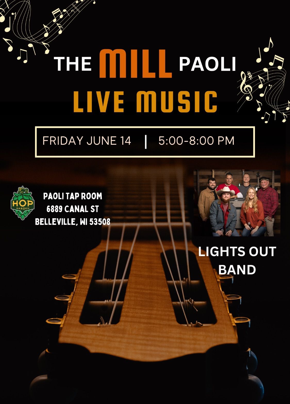 The Mill Paoli | Lights Out Band 