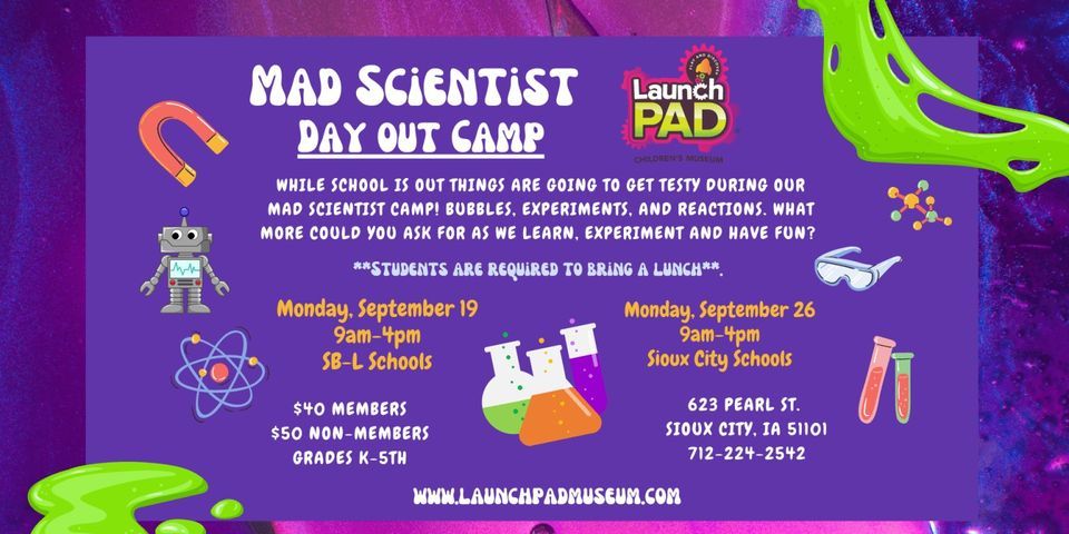 Mad Scientist: Day Out Camp