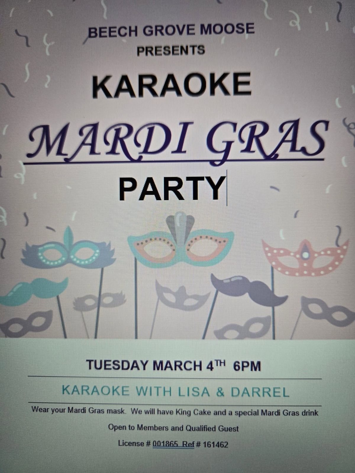 Mardi Gras Karaoke Party