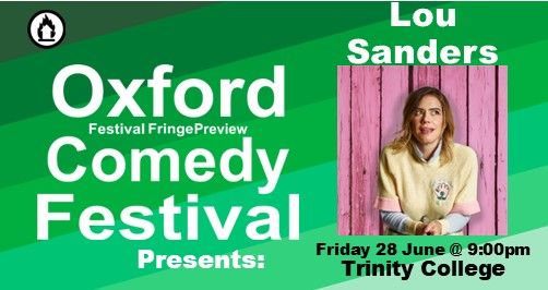 Lou Sanders at The Oxford Comedy Festival