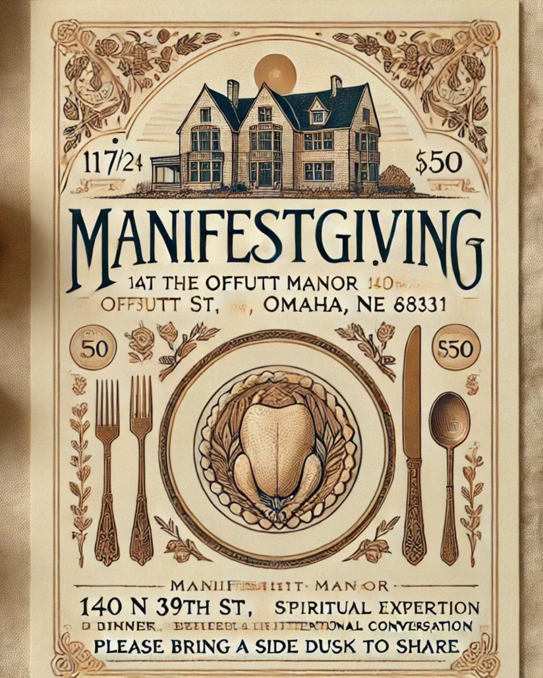 ManifestGiving Dinner Party