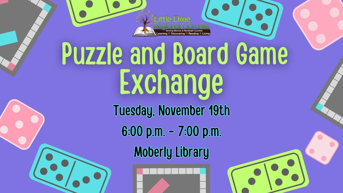 Puzzle and Board Game Exchange