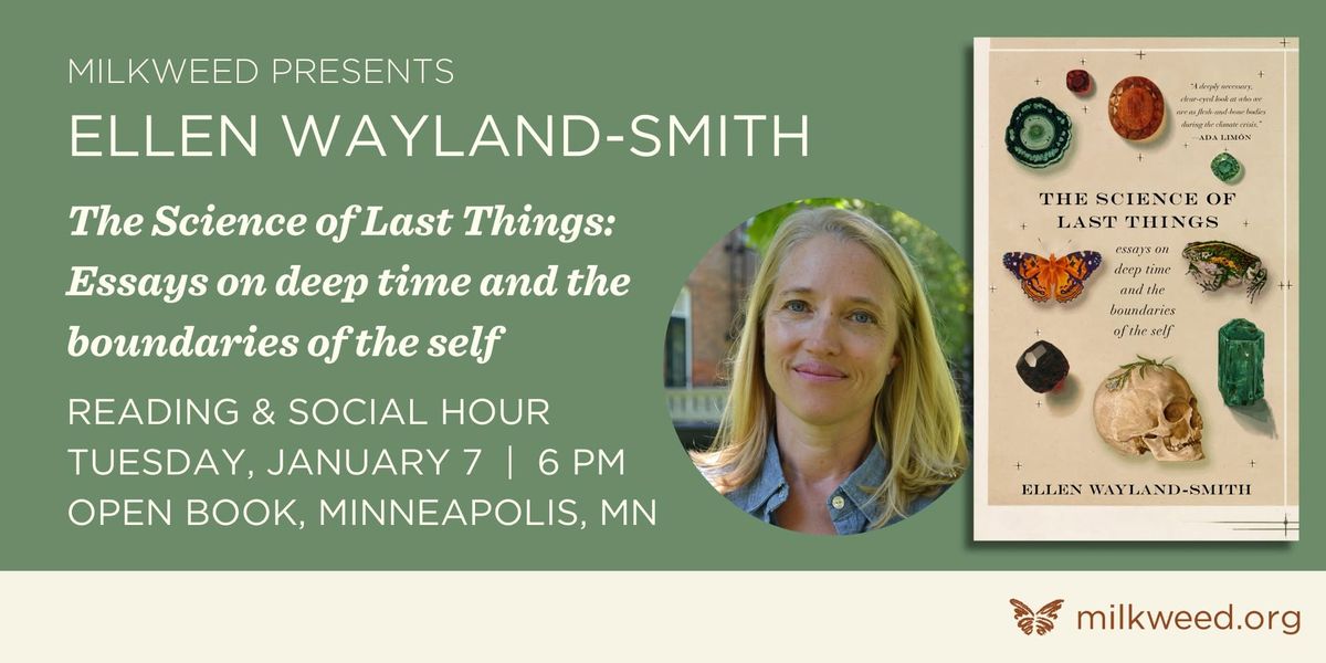 Milkweed Presents: A reading with Ellen Wayland-Smith & Colin Hamilton