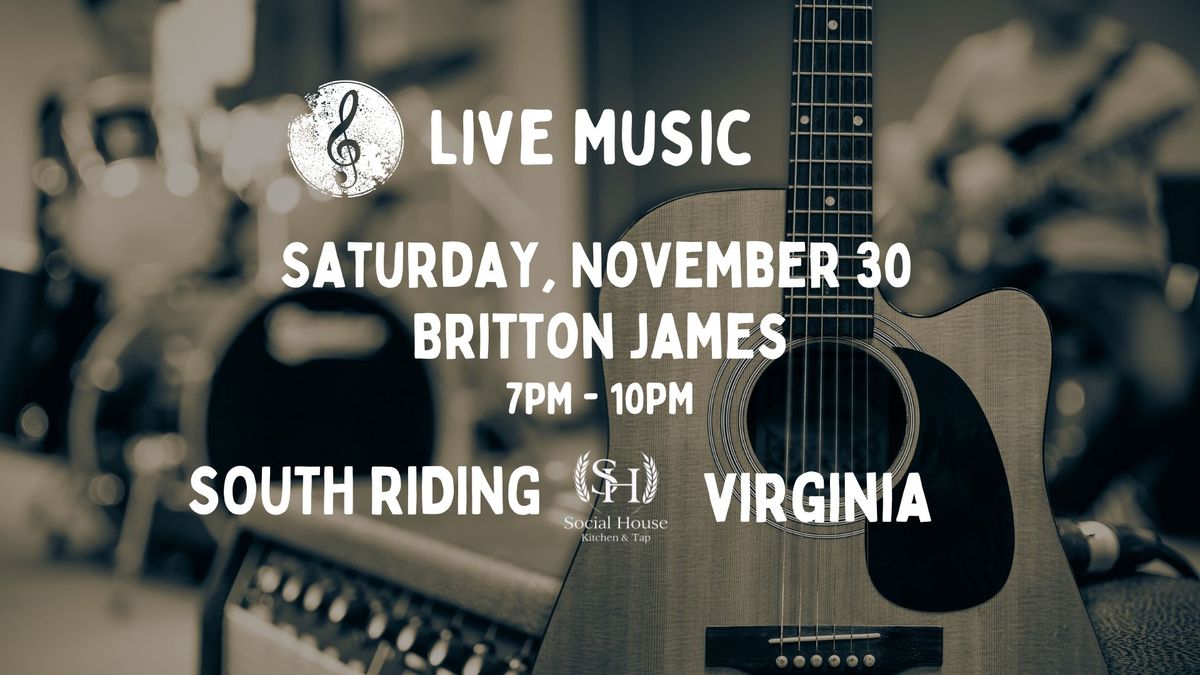 Live Music with Britton James