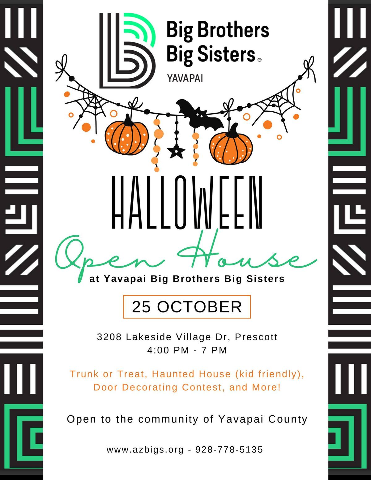 YBBBS Halloween Open House in Prescott!