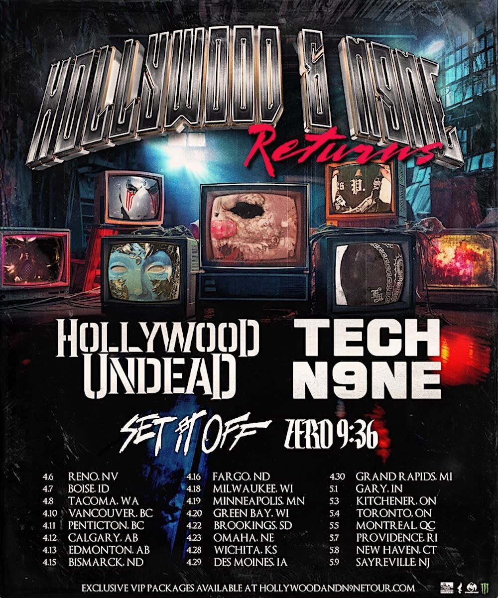 Hollywood Undead & Tech N9Ne