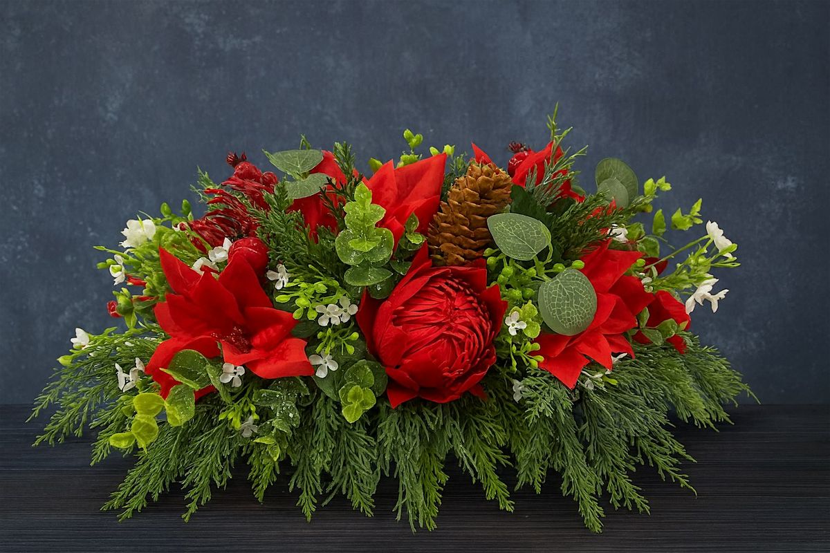 Beginner Floral Christmas Arrangements