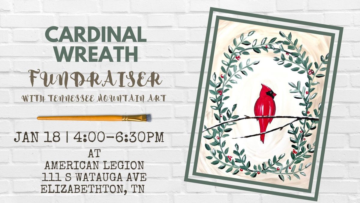 Cardinal Wreath Fundraiser for The American Legion Watauga Post 49