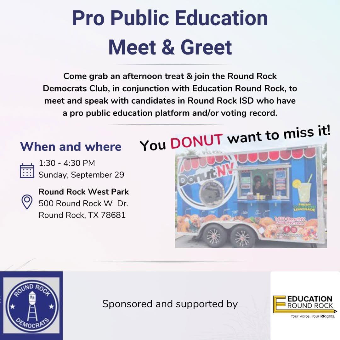 Pro Public Education Meet & Greet