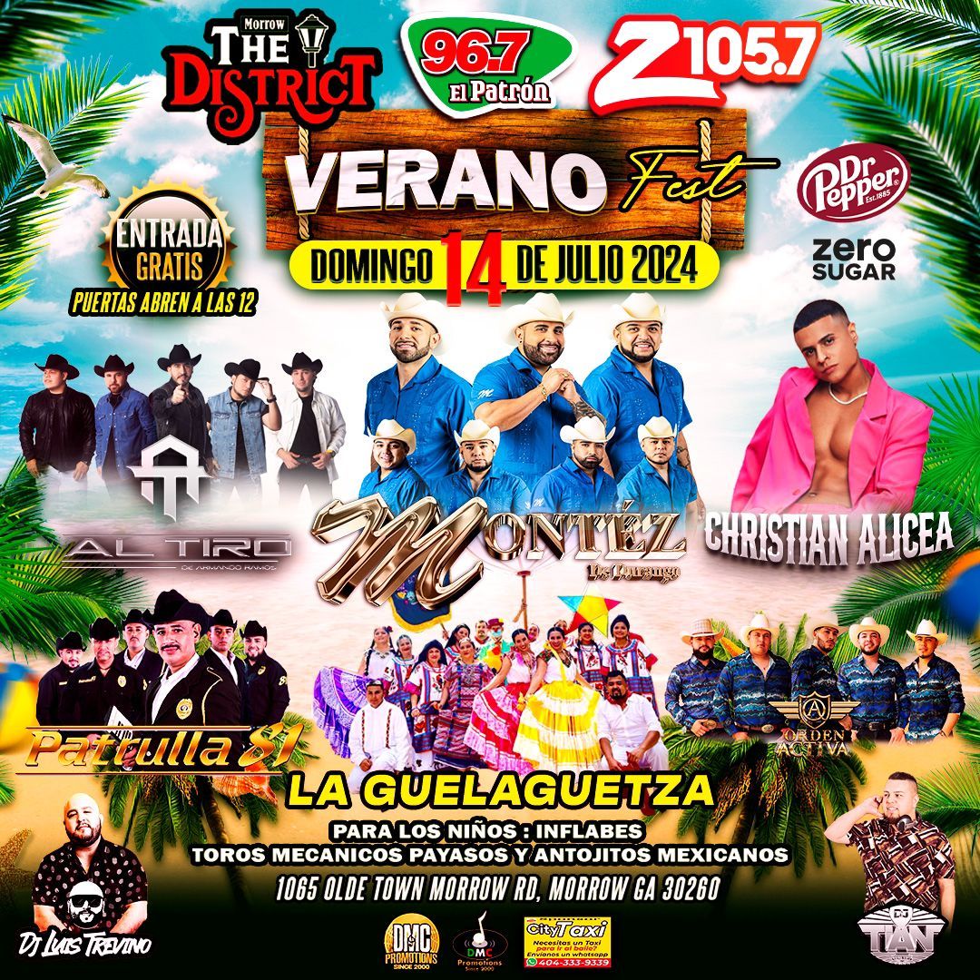 Verano Fest 2024 - Morrow The District - EVENTO GRATIS