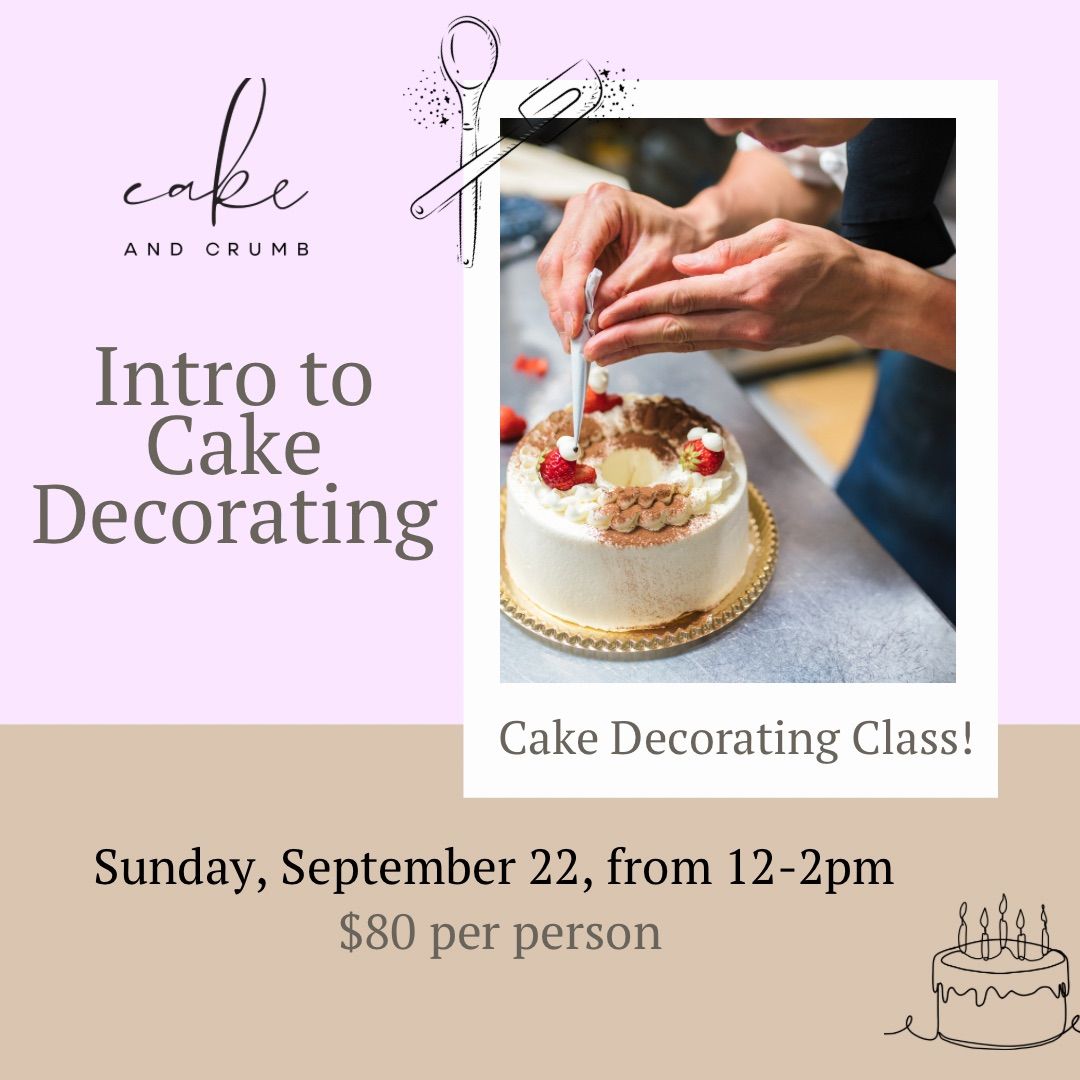 Beginner's Cake Decorating Class