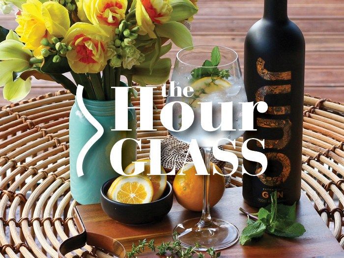 An Hour Glass cocktail party featuring Juno Gin