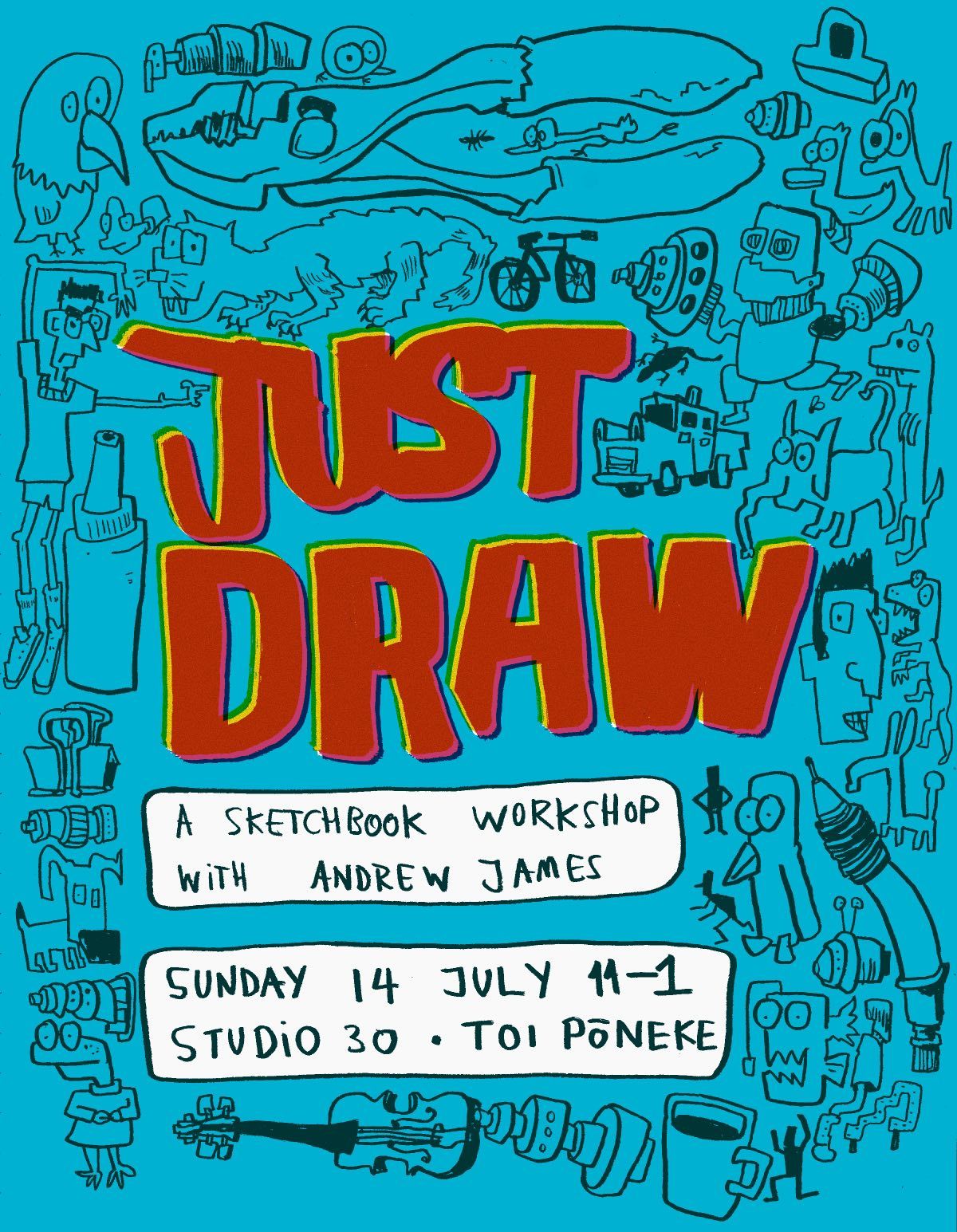 Just Draw - A Sketchbook Workshop with Andrew James