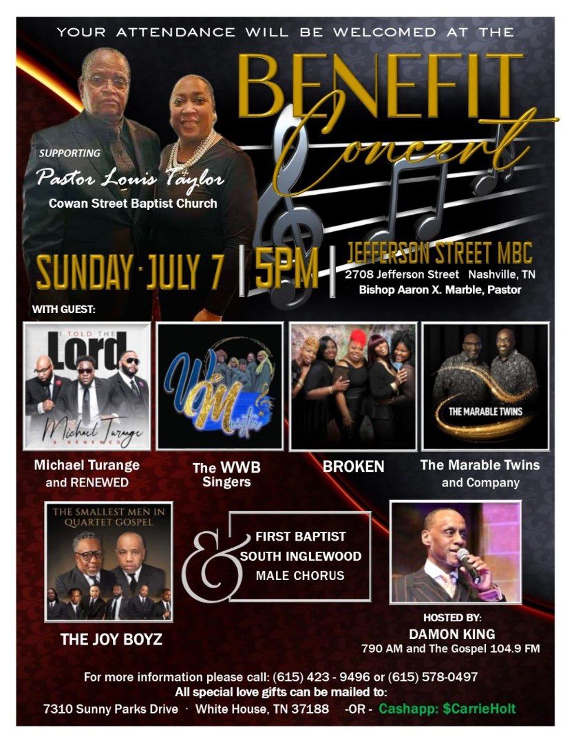 An Evening of Love and Support for Pastor Lewis Taylor