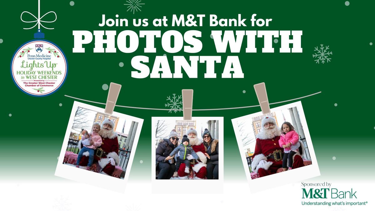 Photos with Santa at M&T Bank