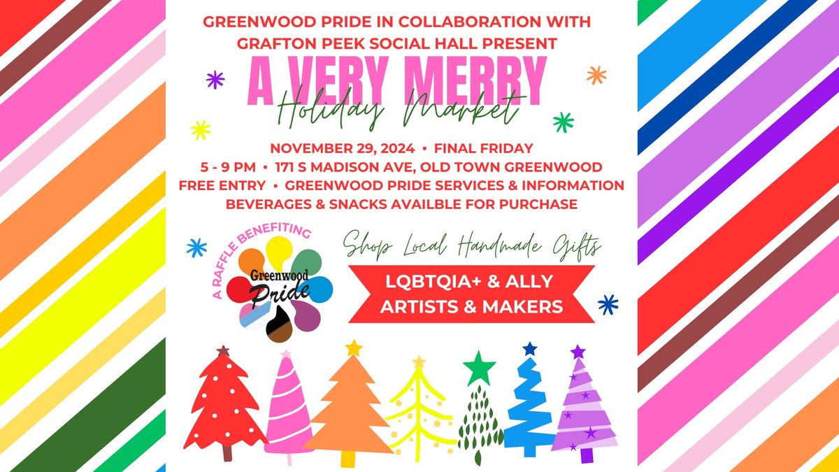 A Very Merry Holiday Market: Supporting Local LGBTQ+ & Ally Makers