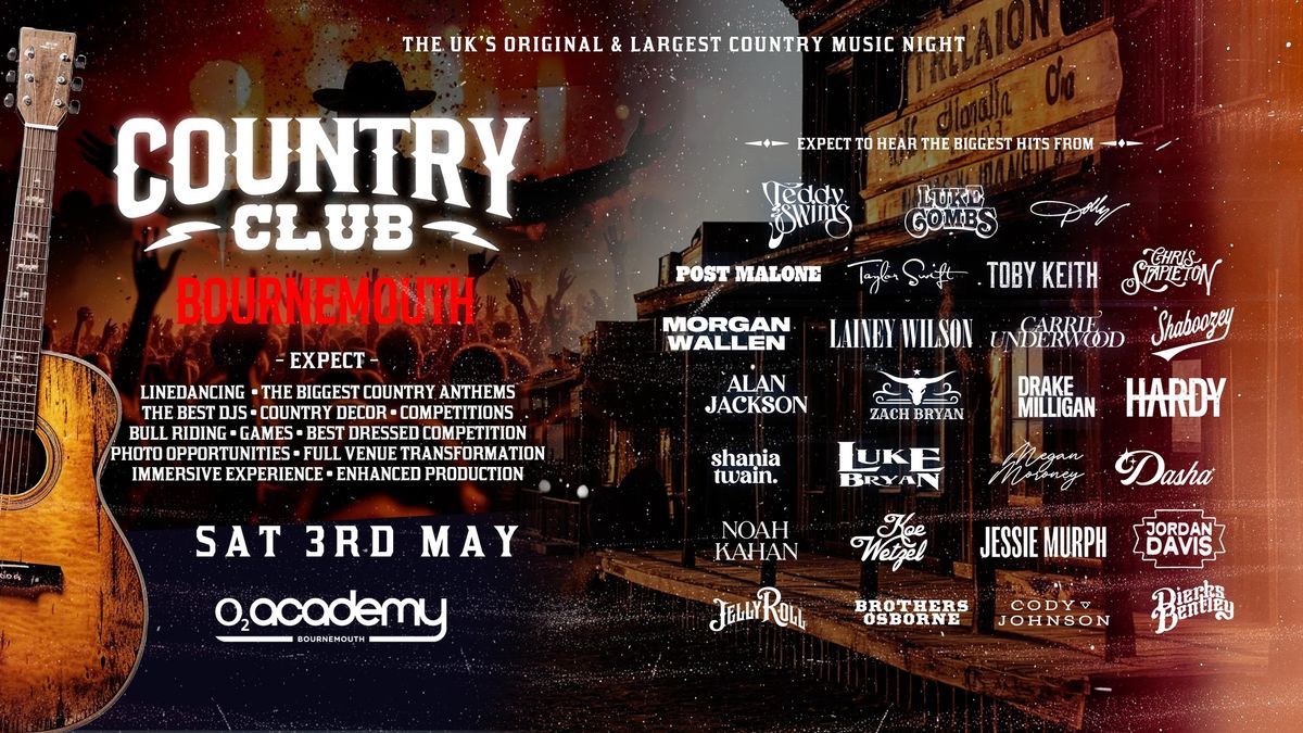 Indoor Country Music Festival comes to Bournemouth