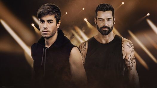 Enrique Iglesias & Ricky Martin at AmericanAirlines Arena