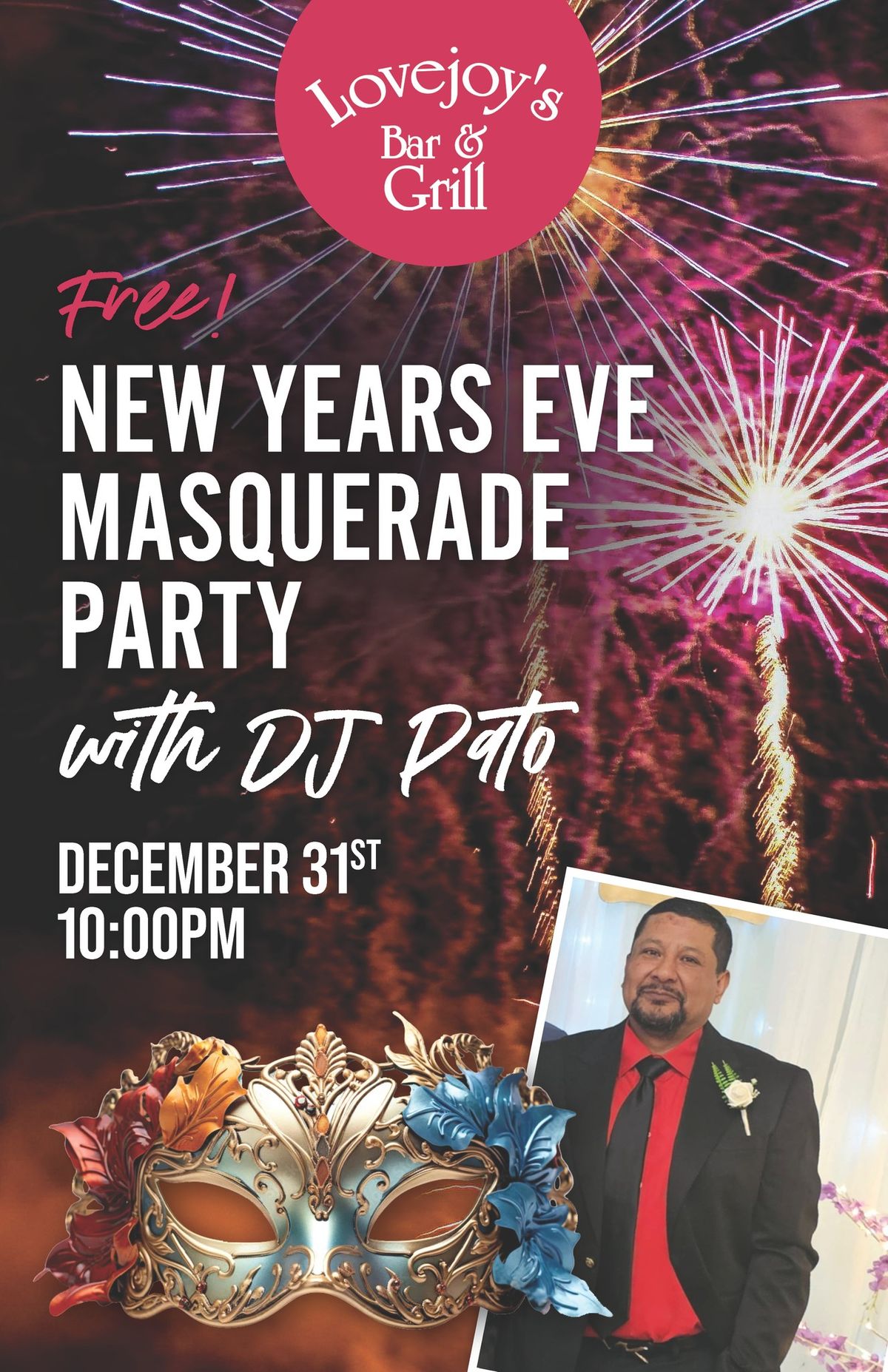 NYE Party with DJ PATO!