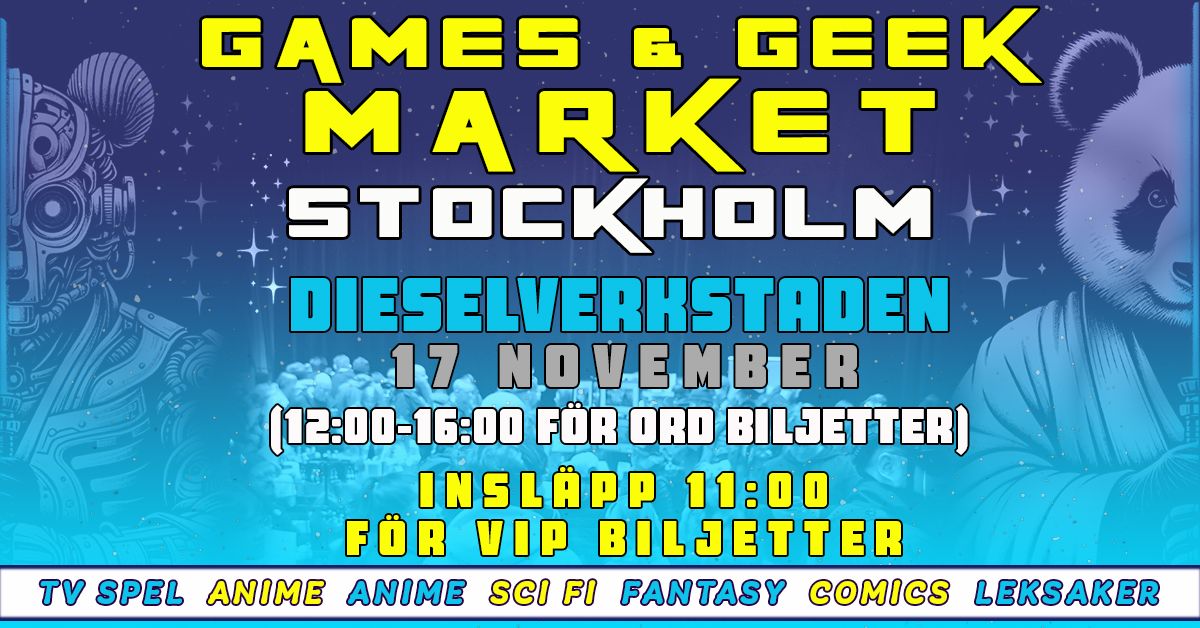 Games & Geek Market Stockholm