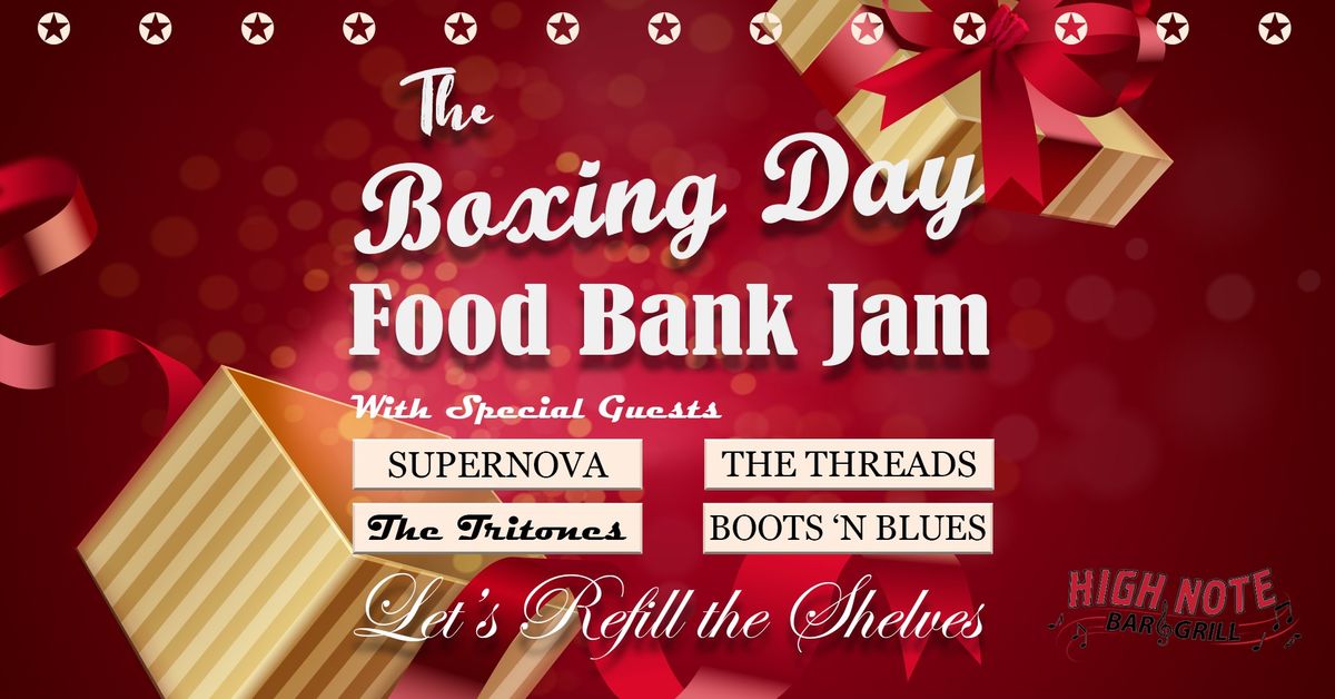 The Boxing Day Food Bank Jam at High Note Bar and Grill