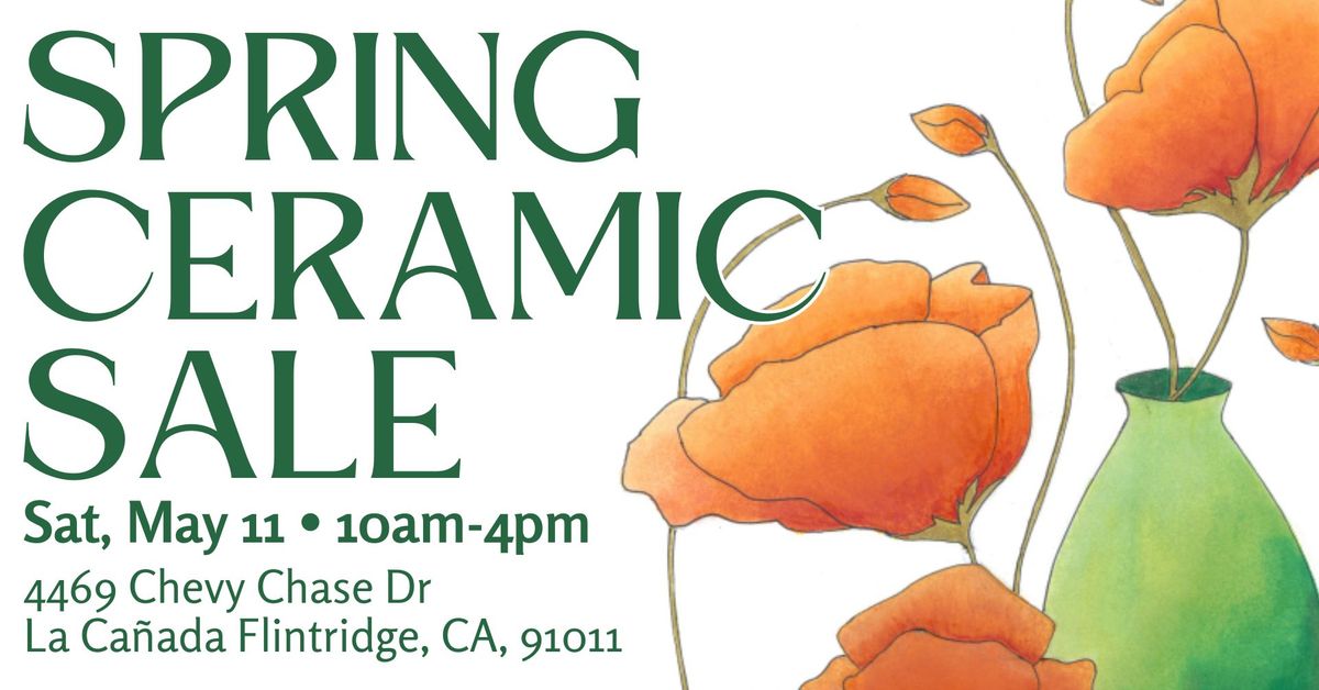 2024 Annual Spring Ceramic Sale