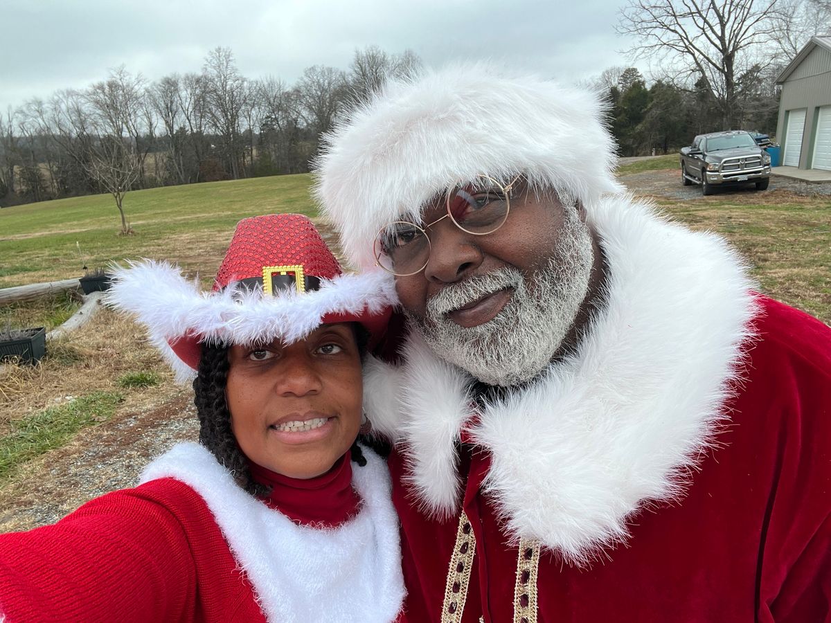 SANTA VISITS THE LIBRARY 